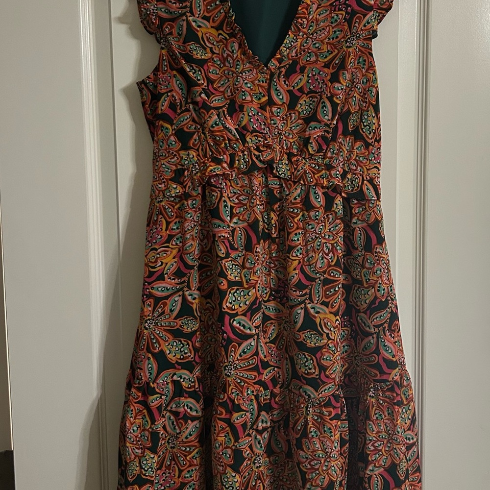 J. Crew Multicolor Paisley Dress